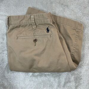 Polo Ralph Lauren Shorts Mens 32 Khaki Chino Cotton Pony Logo